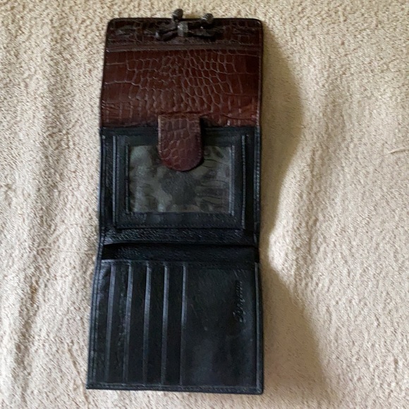 Brown & black Brighton wallet - Picture 3 of 3